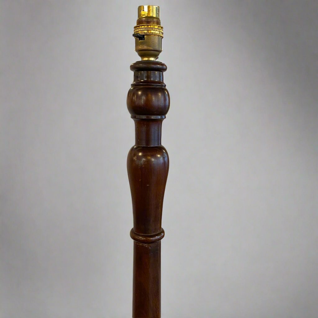 Antique Oak Standard Lamp