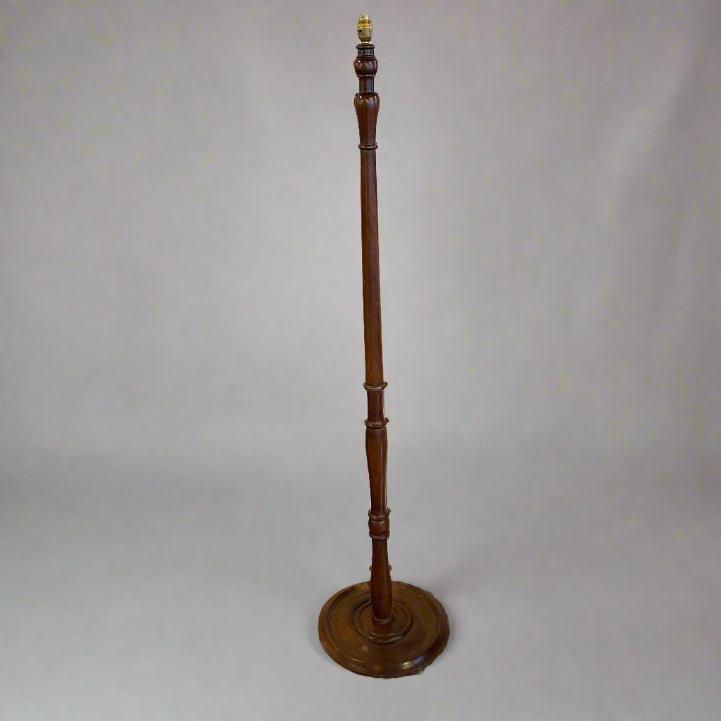 Antique Oak Standard Lamp