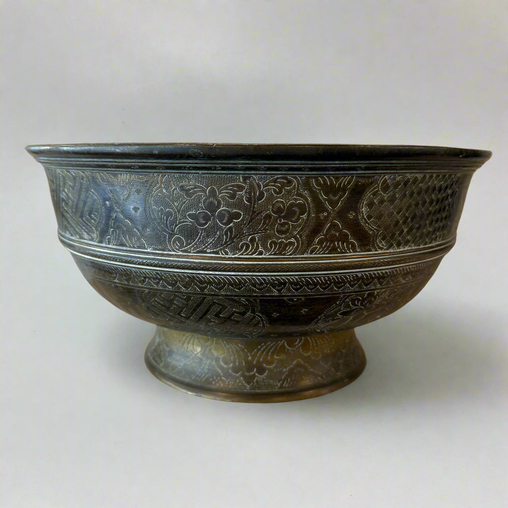 Antique Javanese copper bowl 