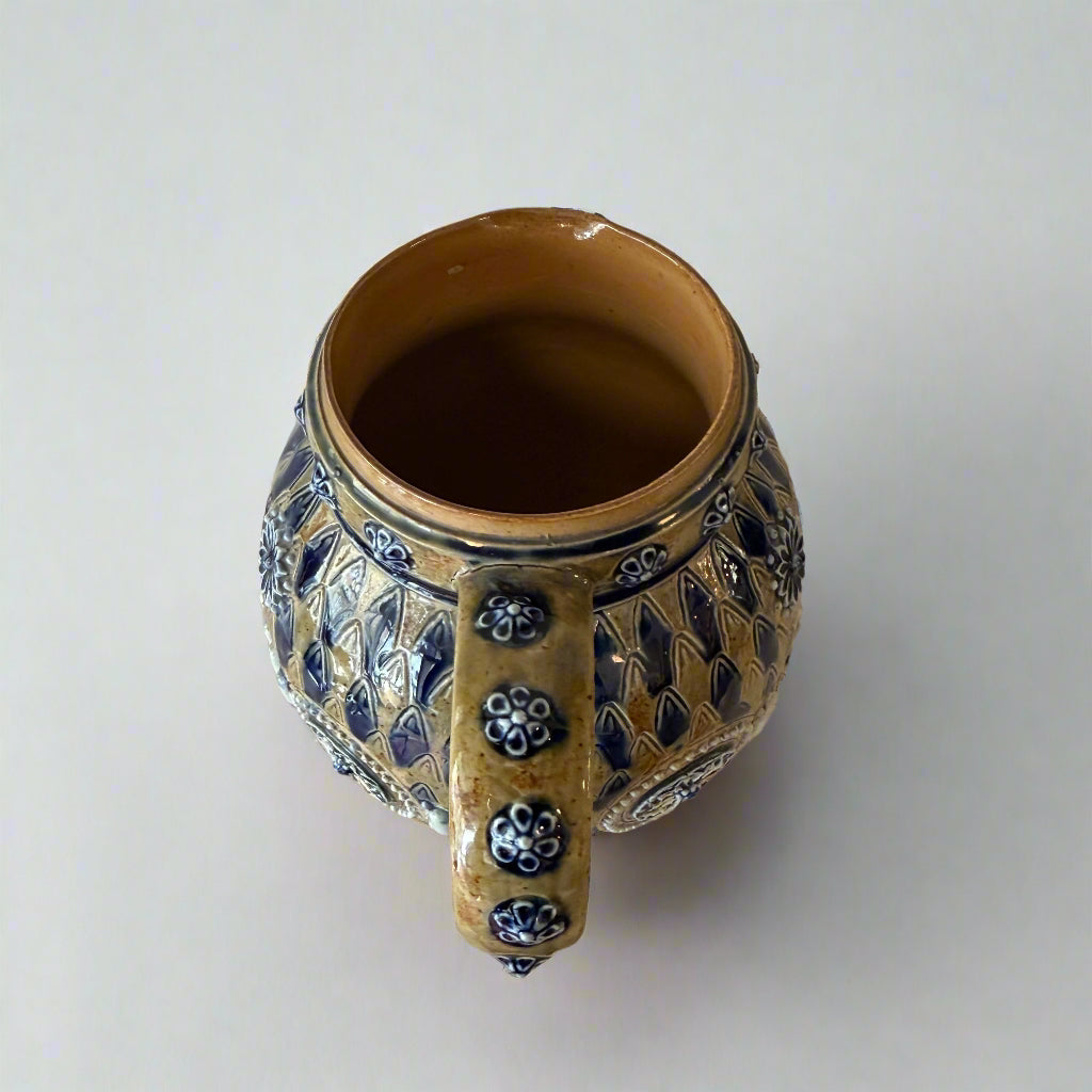 Victorian Doulton Lambeth jug by Emily Partington