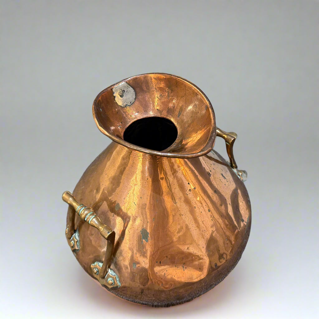 19th century copper haystack measure