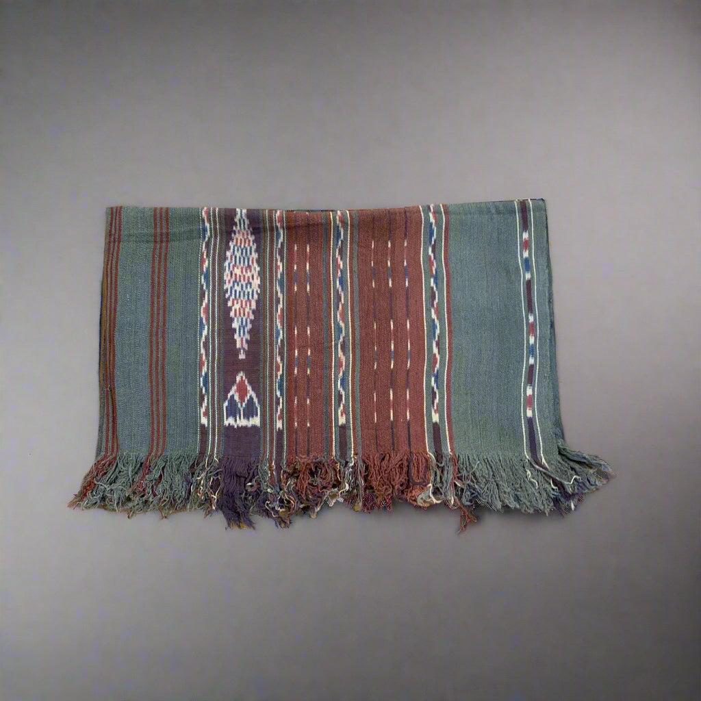 Hand Woven Ikat Throws from Alor Island, Indonesia