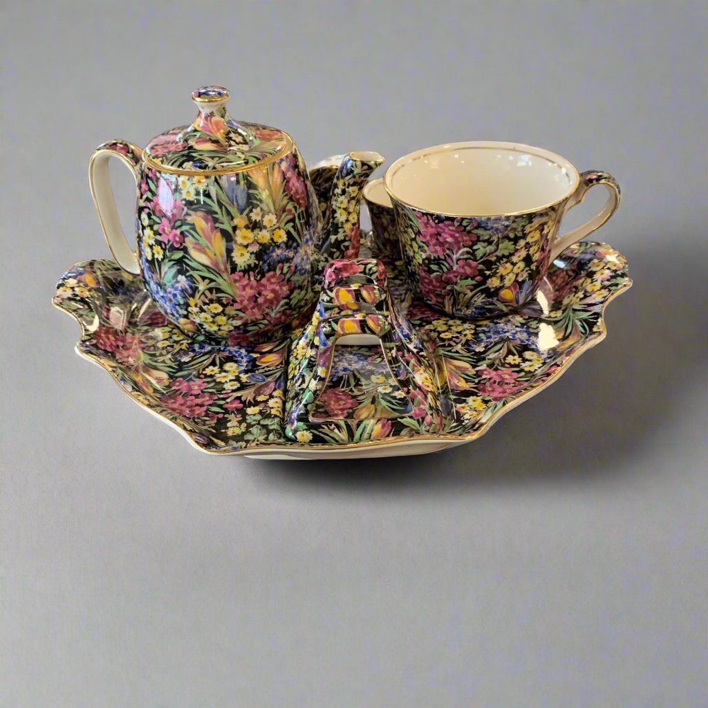 Chintz breakfast set circa 1920