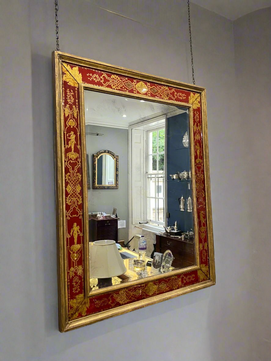 Italian eglomise mirror