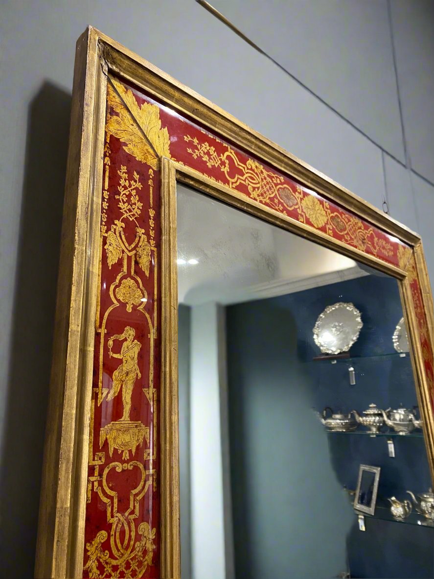 Italian eglomise mirror