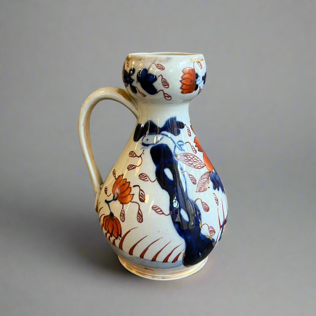 Masons ironstone crocus jug