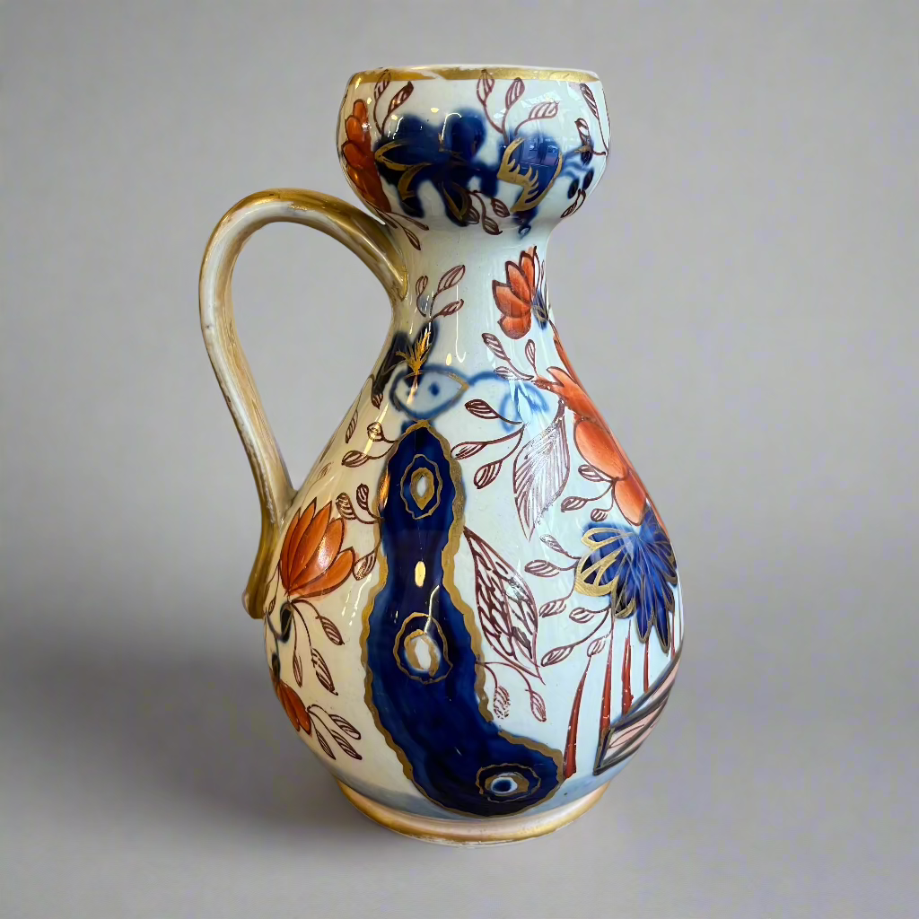 Masons ironstone crocus jug