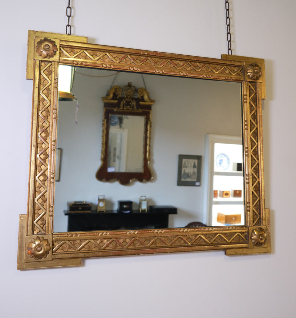 Regency giltwood mirror