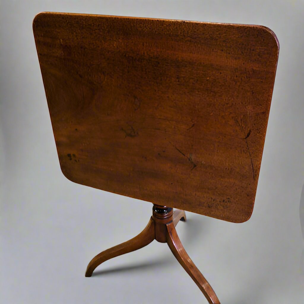 Regency rectangular tripod table