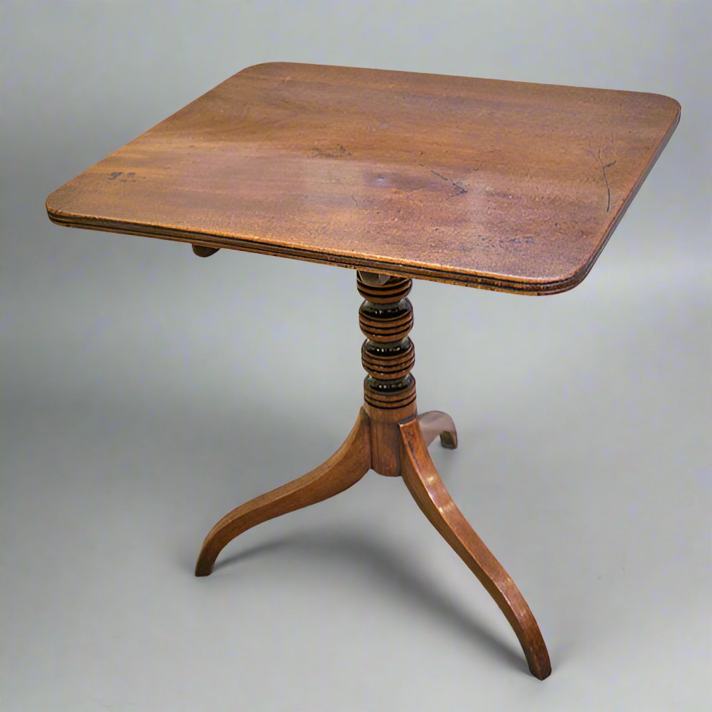 Regency rectangular tripod table