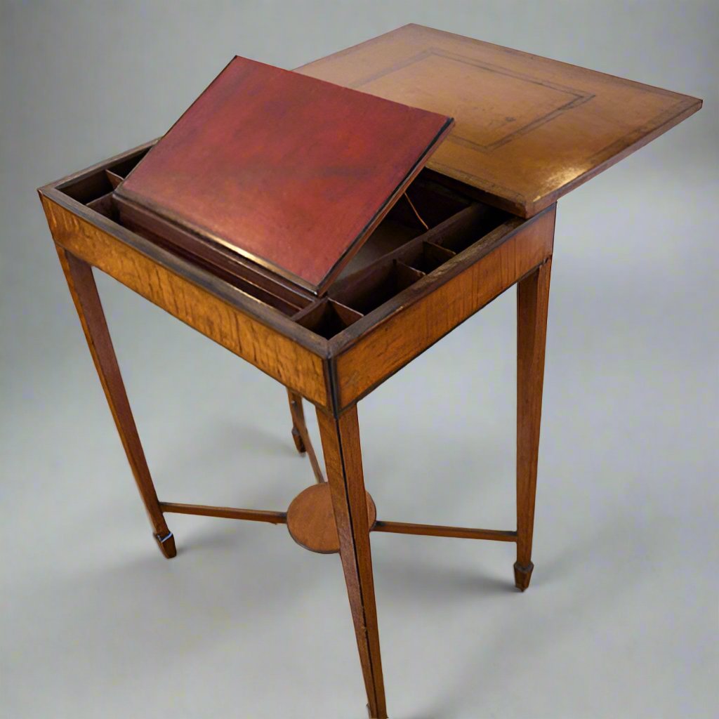 Regency satinwood side table