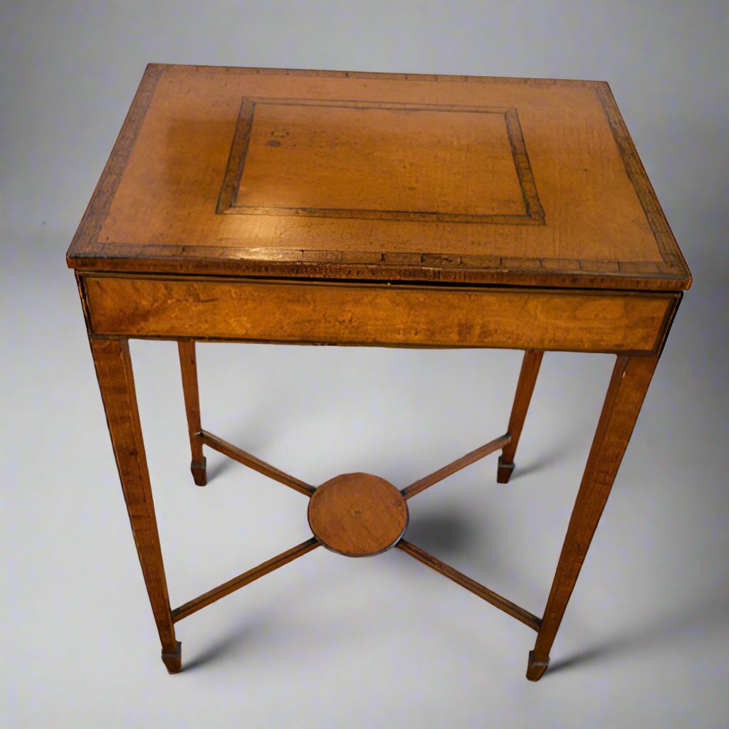 Regency satinwood side table