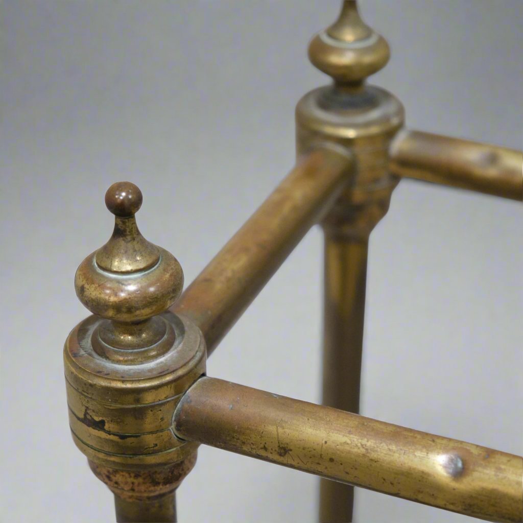 Victorian brass umbrella stand