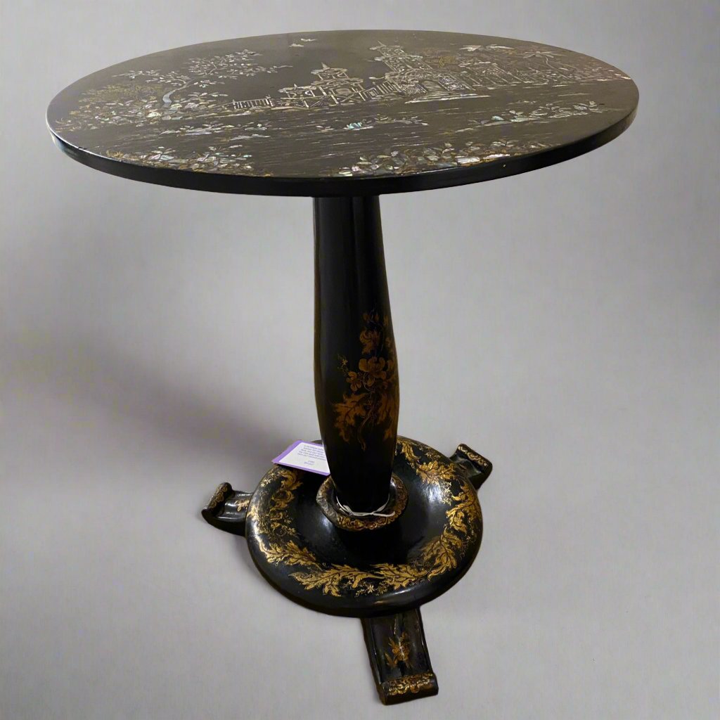 Victorian chinoiserie table