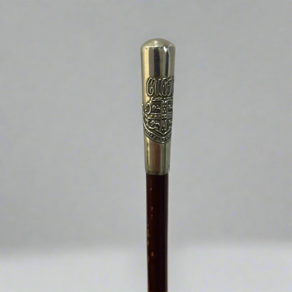 American silver plate military swagger stick circa 1950