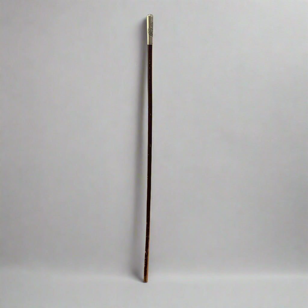 American silver plate military swagger stick circa 1950