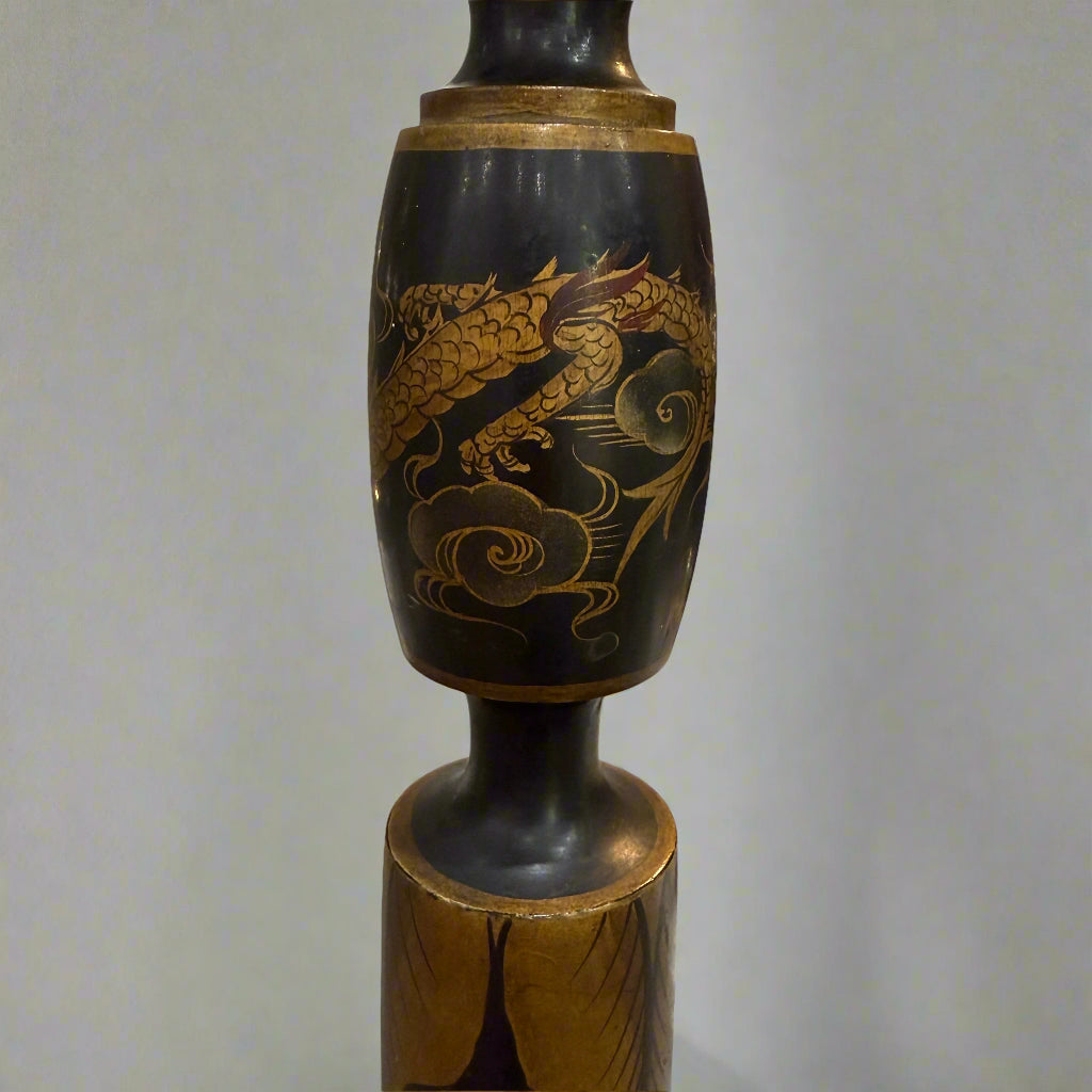 Early 20th century Chinoiserie standard lamp