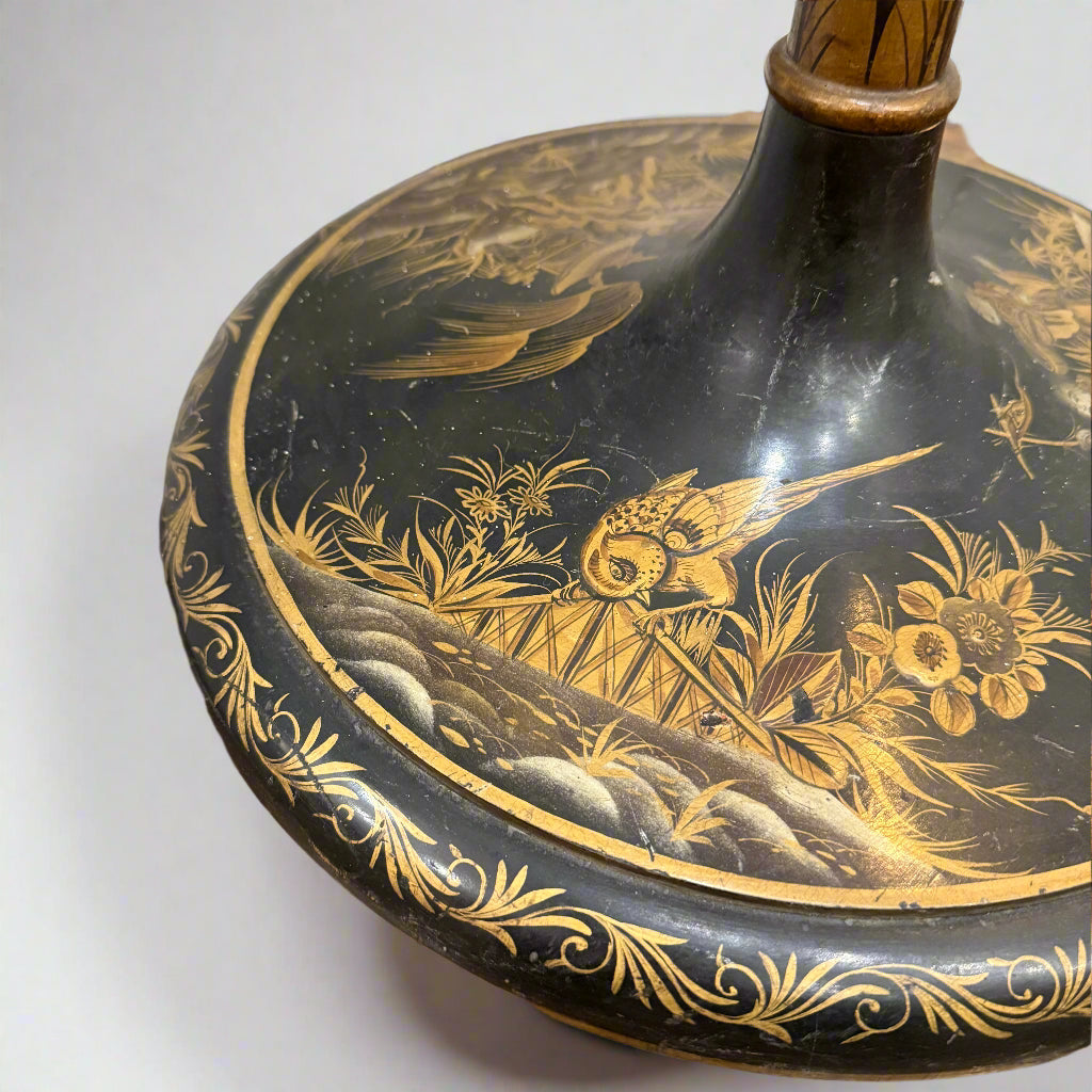 Early 20th century Chinoiserie standard lamp