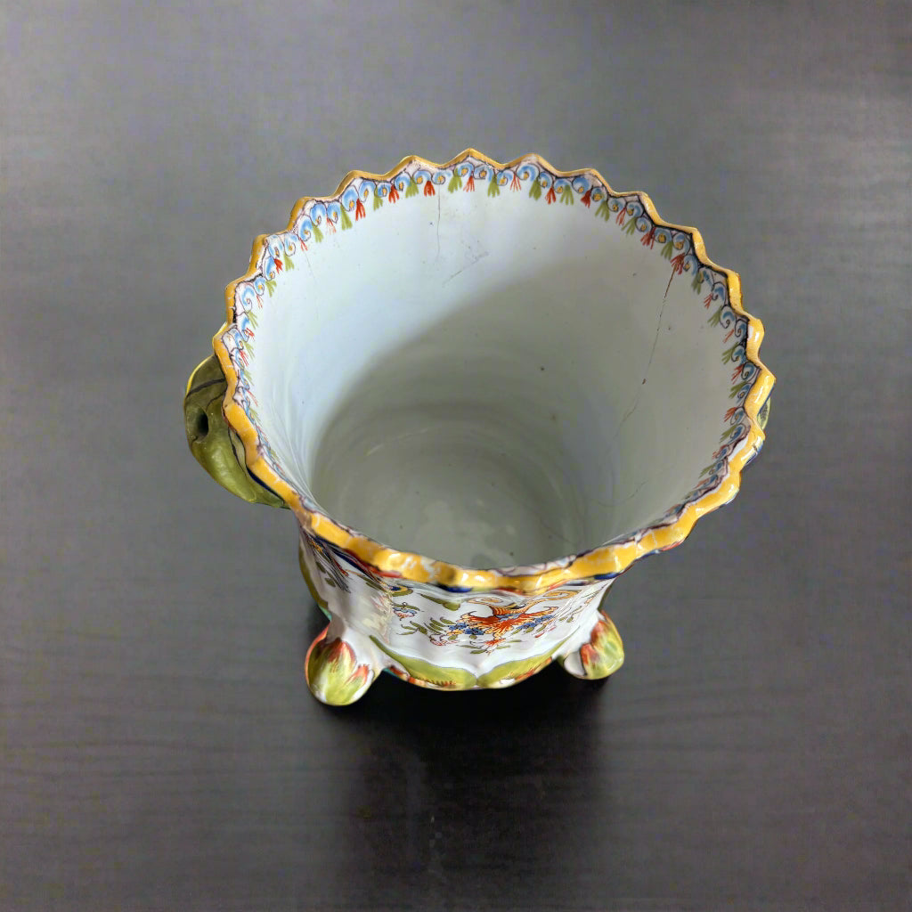19th century Faience jardiniere