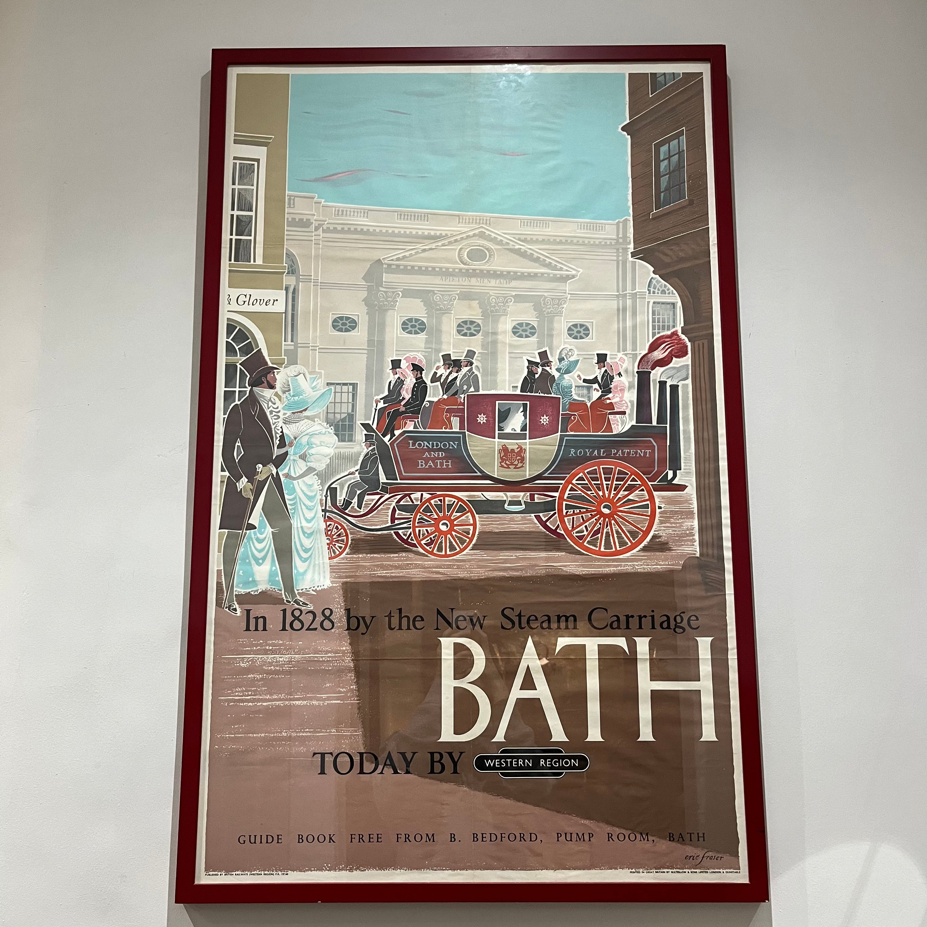 british railways promotion poster of bath