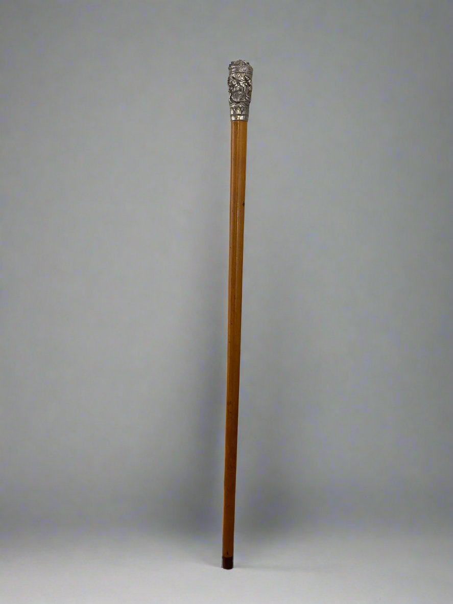 burmese silver topped cane