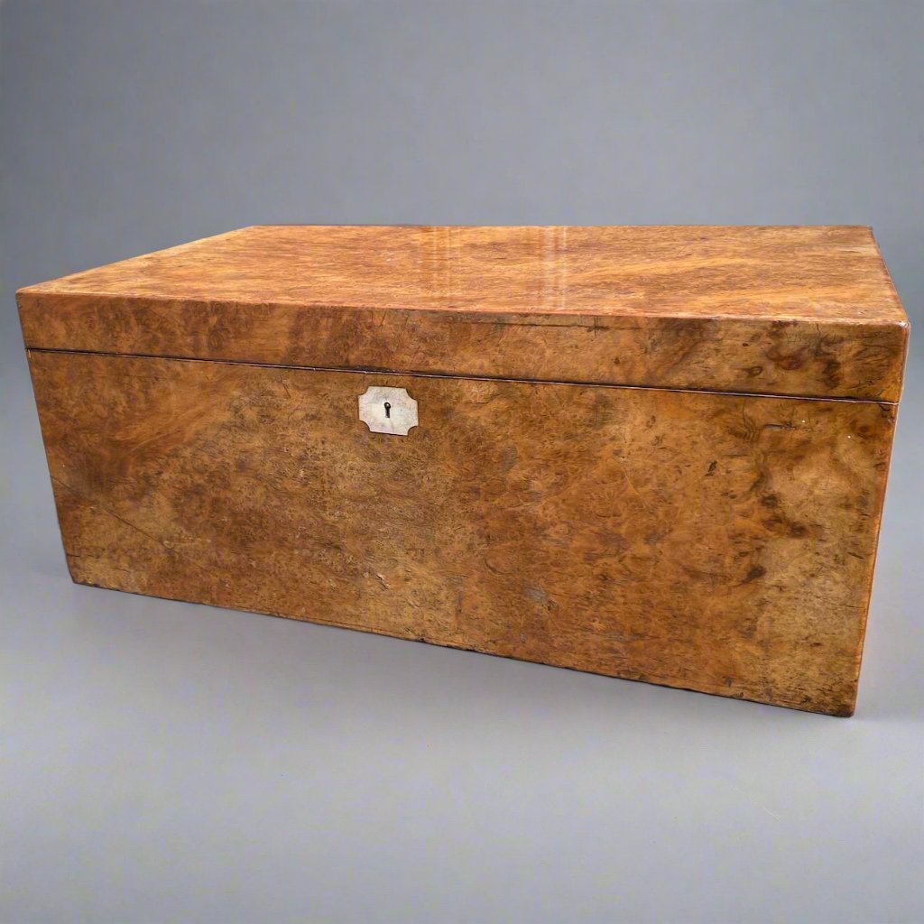 burr walnut cutlery box