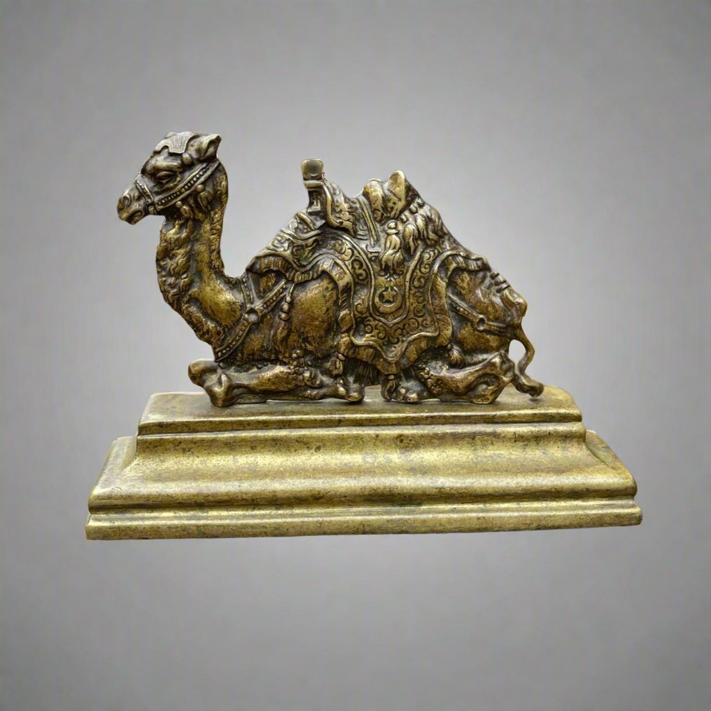 cast brass camel