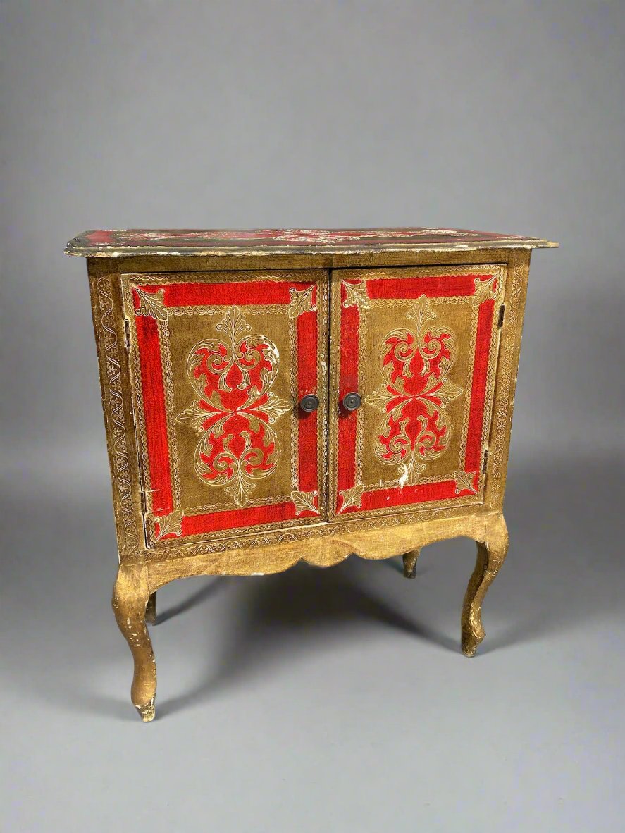 chinoiserie pine cabinet