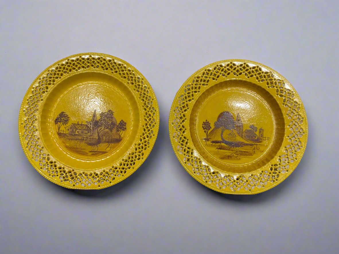 georgian creamware plates