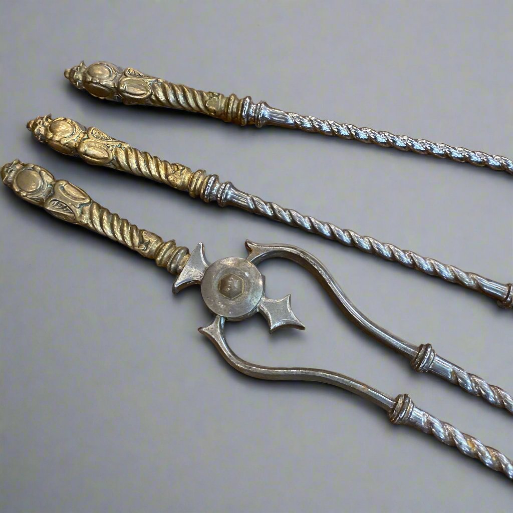 georgian fire irons half twist