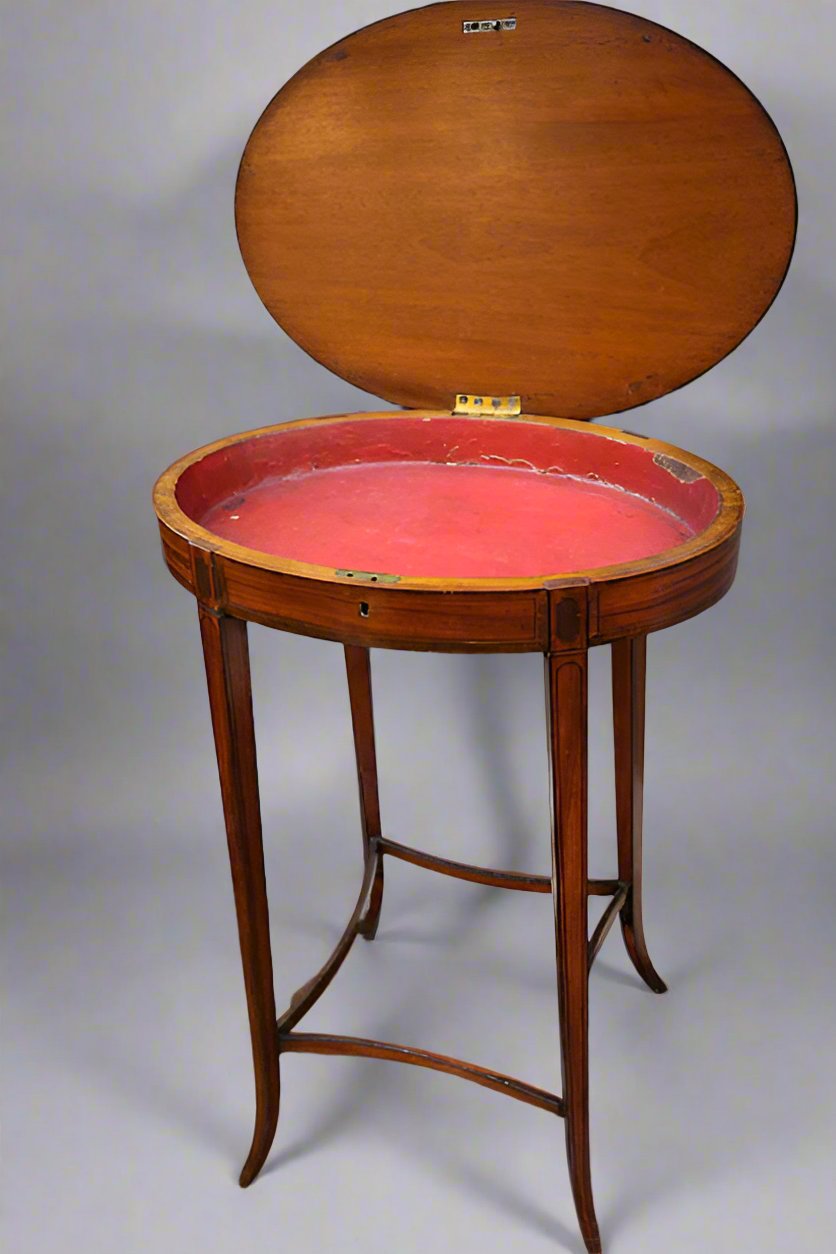 georgian oval occasional table