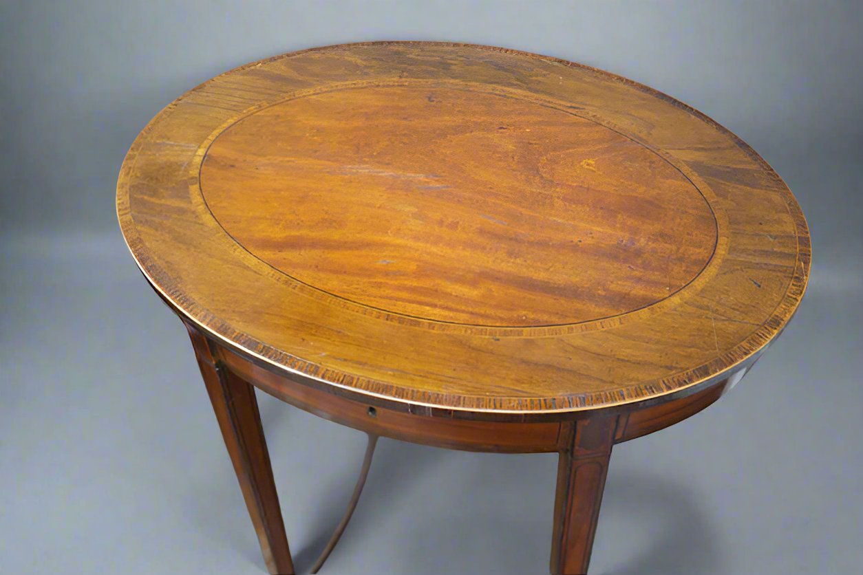 georgian oval occasional table