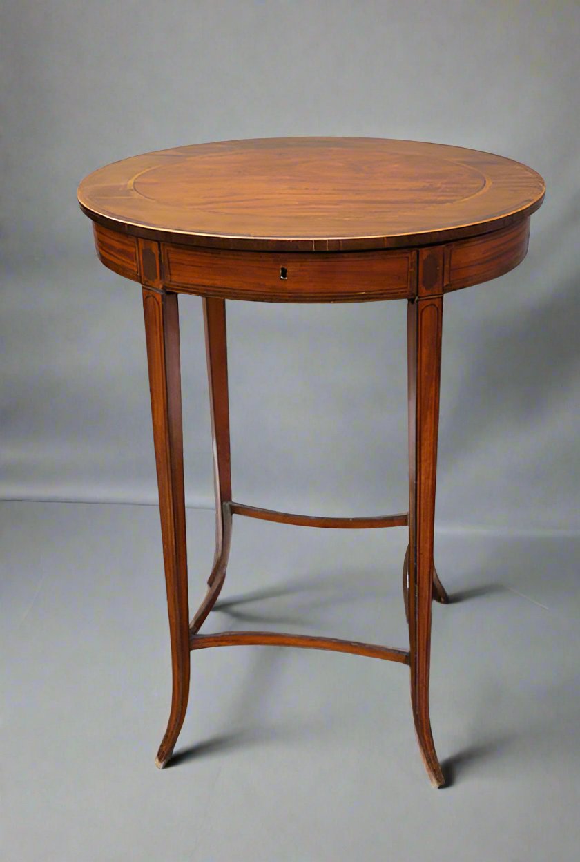 georgian oval occasional table