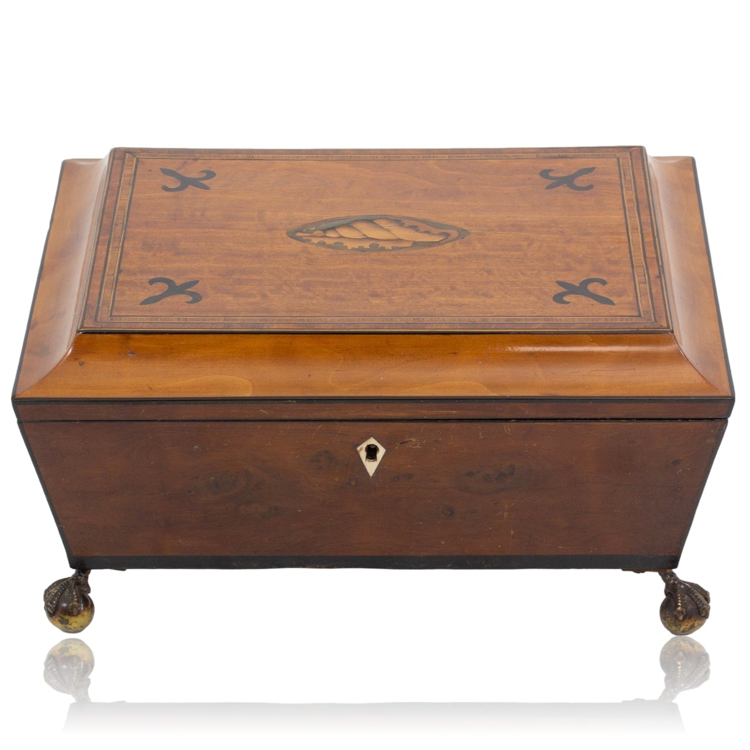 georgian satinwood jewellery box