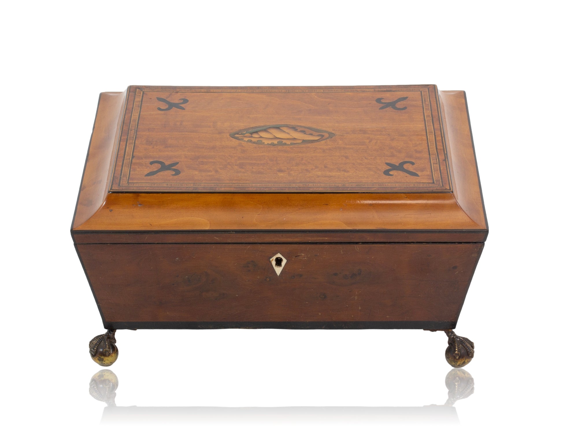 georgian satinwood jewellery box