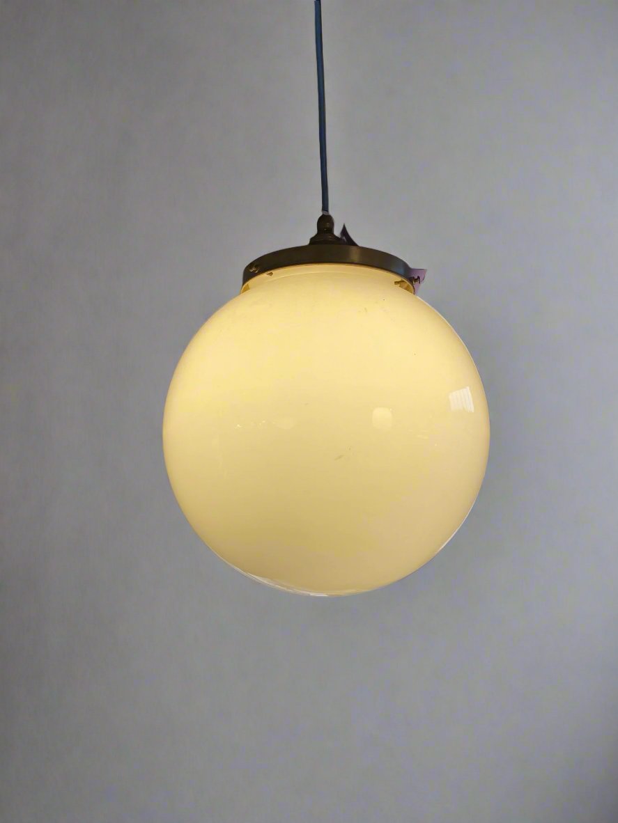 globe opaline ceiling light