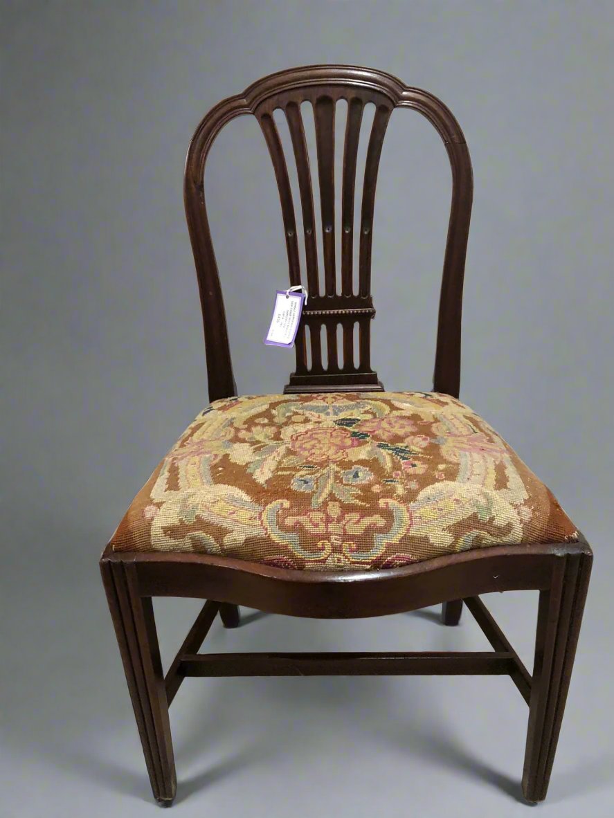 hepplewhite mahogany chair