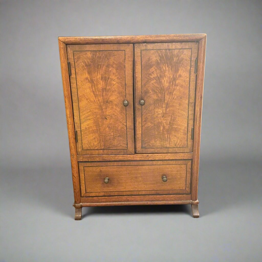 mini burr walnut cabinet