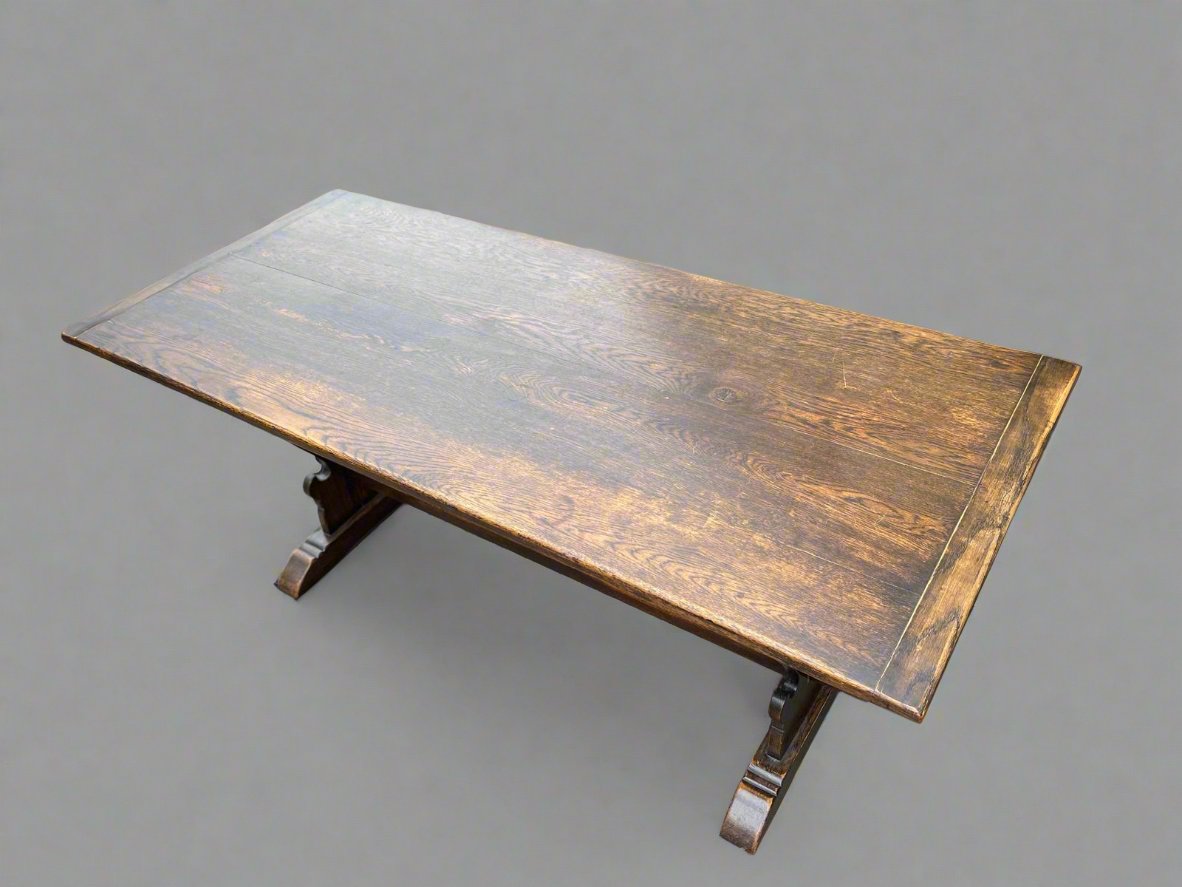 oak refectory table