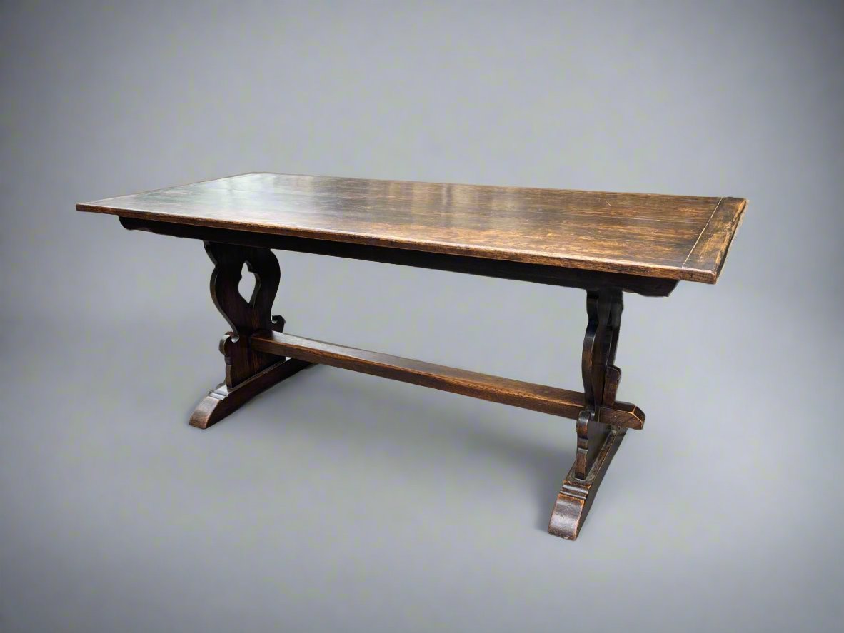 oak refectory table