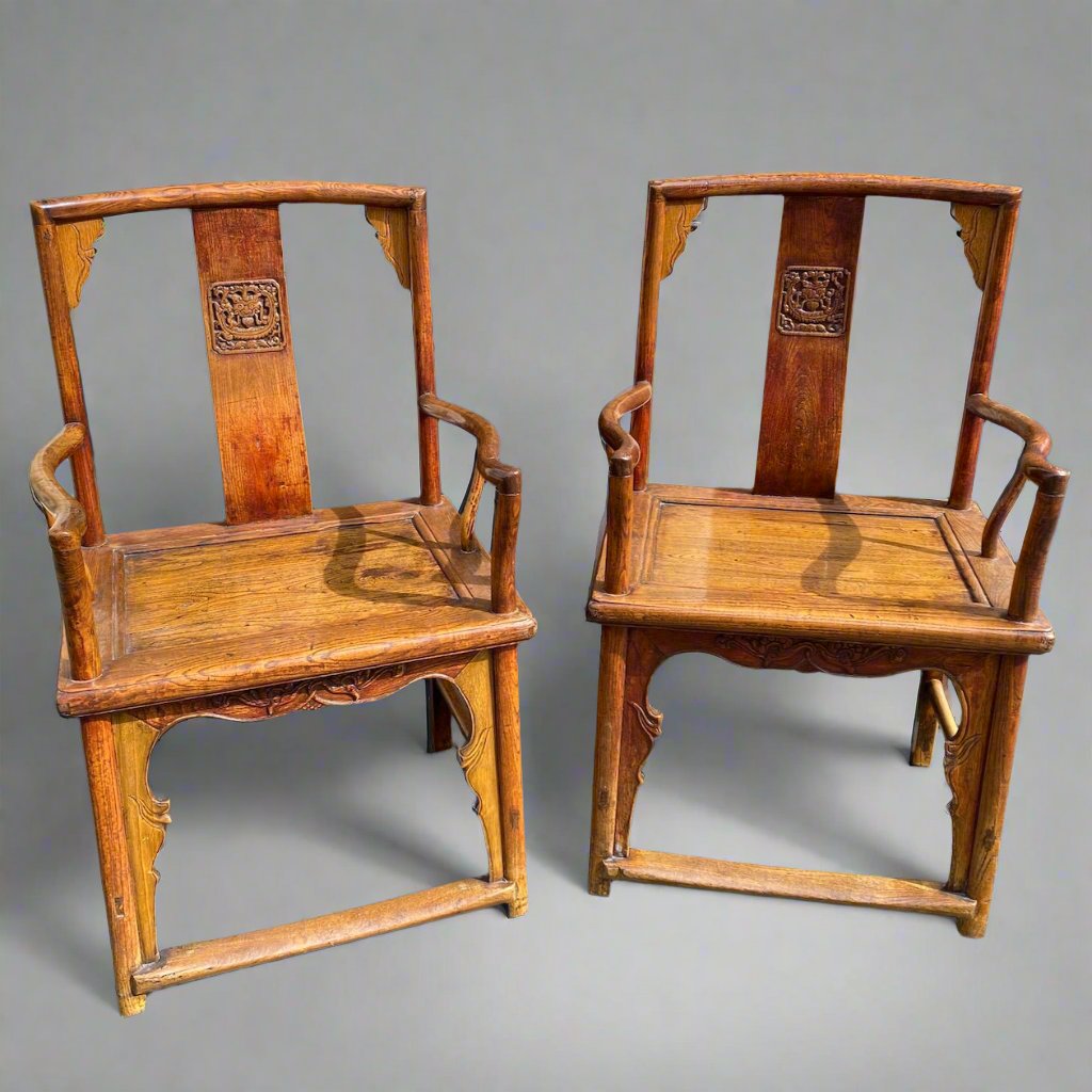 pair of chinese chairs