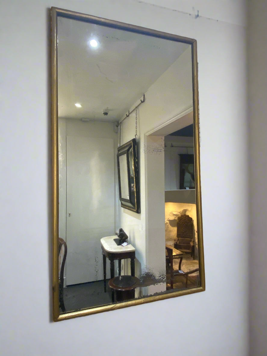 19th century gilt framed mirror
