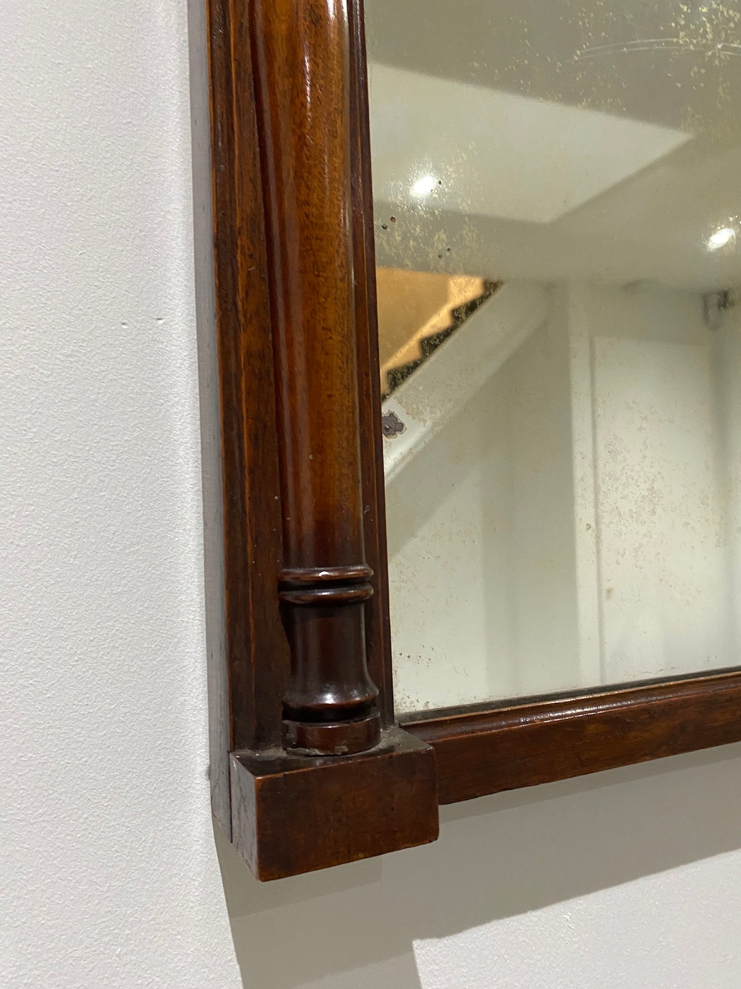 regency mahogany pier mirror