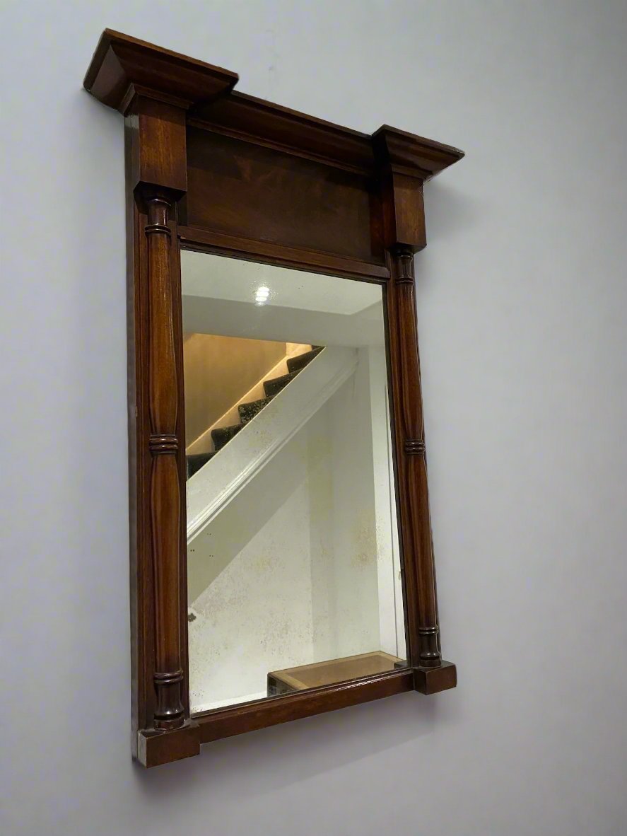 regency mahogany pier mirror