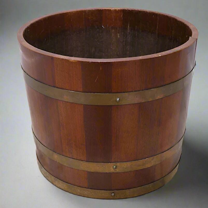 teak bucket or planter