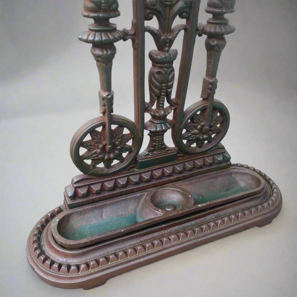 victorian cast iron umbrella stand