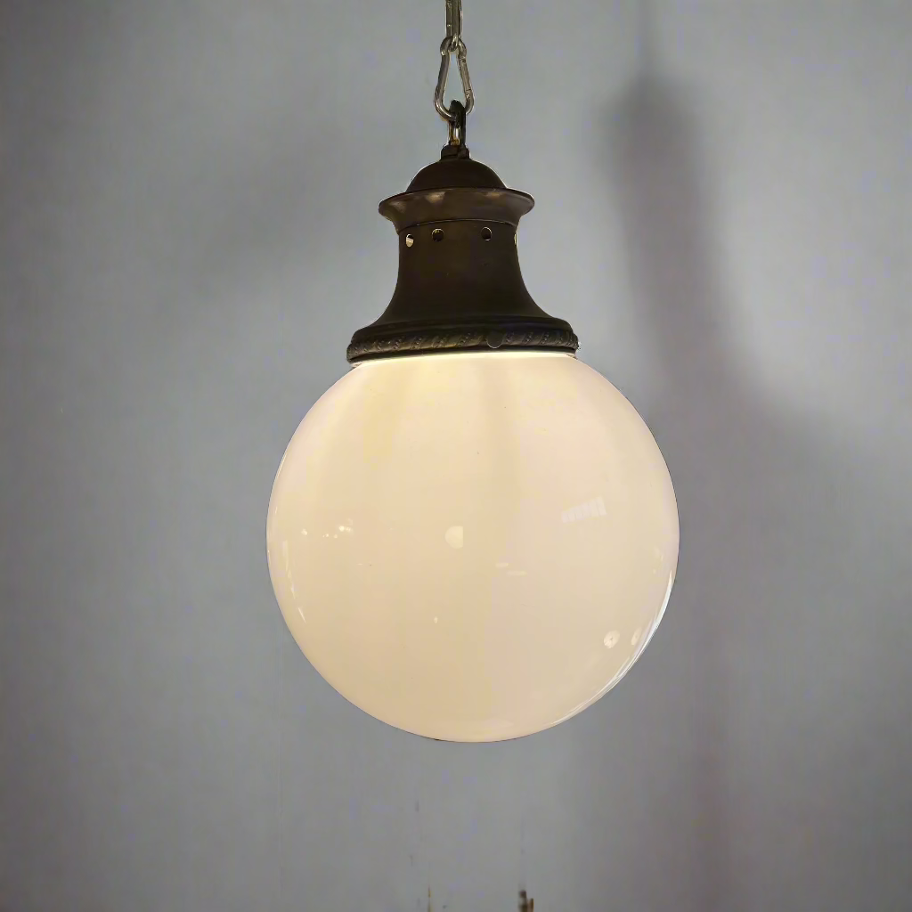 vintage opaline light